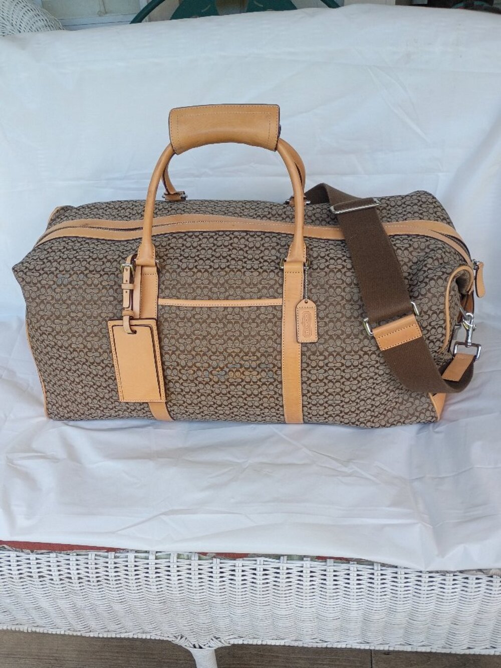 Vintage Coach Duffle Bag / Travel Bag F77013 travel/weekender luggage EUC